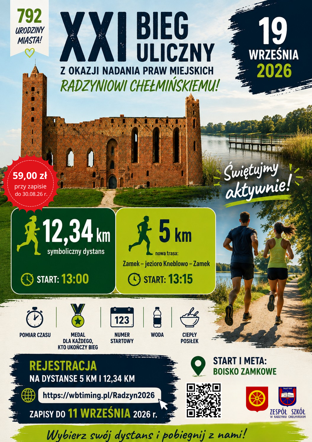 plakat bieg