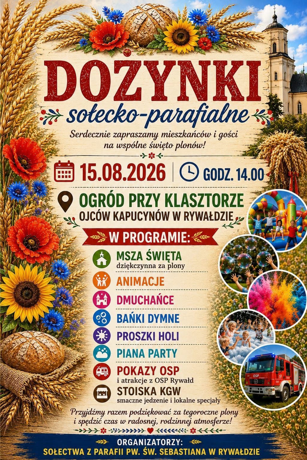 plakat dożynkowy
